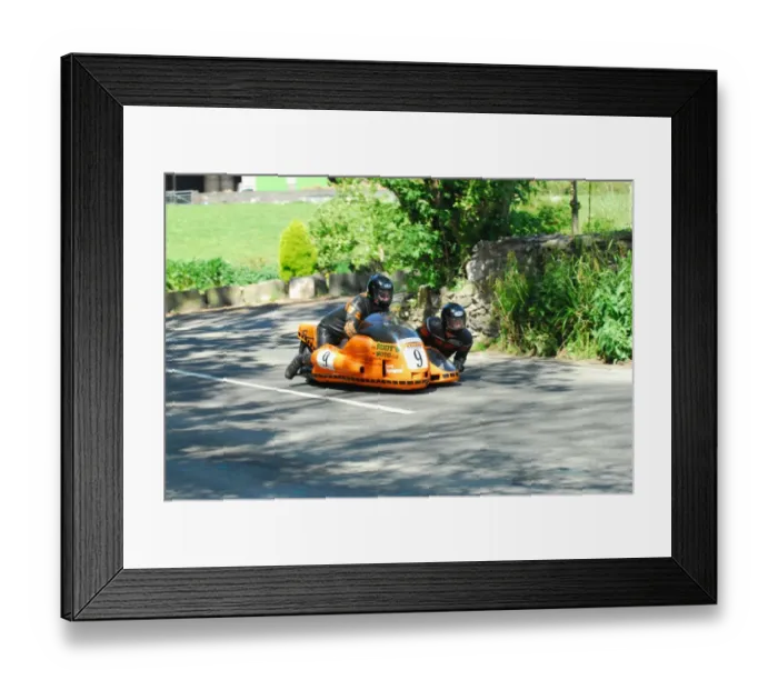 Framed Print : Eddy Wright & Kieran Clarke (BMW) 2016 Pre TT Classic Framed Print : Eddy Wright & Kieran Clarke (BMW) 2016 Pre TT Classic