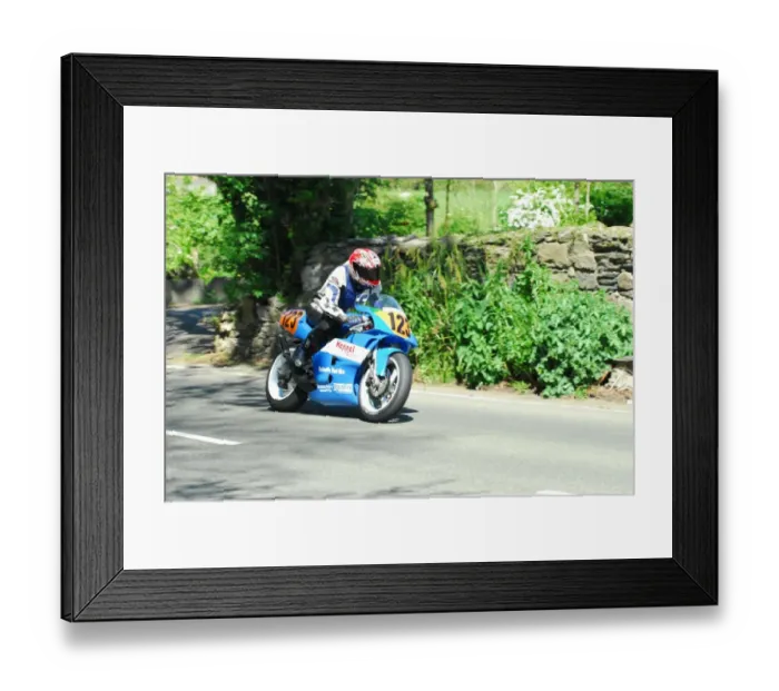 Framed Print : Carl Salvage (Yamaha) 2016 Pre TT Classic Framed Print : Carl Salvage (Yamaha) 2016 Pre TT Classic