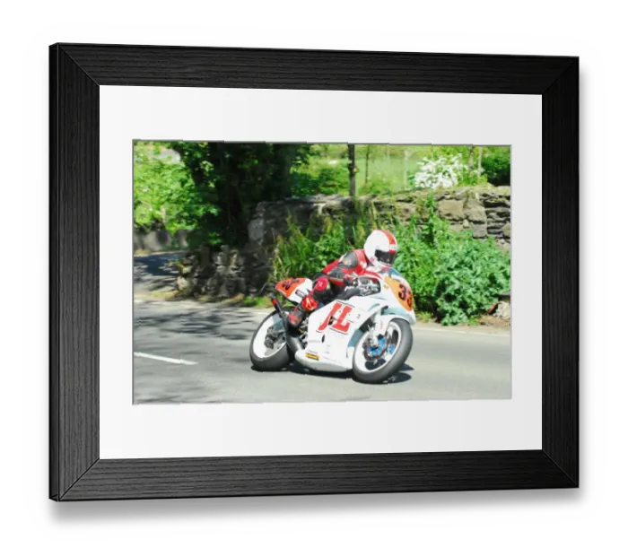 Framed Print : Chris Moore (Yamaha) 2016 Pre TT Classic Framed Print : Chris Moore (Yamaha) 2016 Pre TT Classic