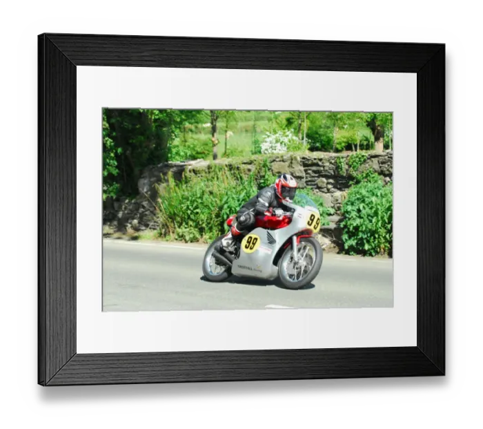 Framed Print : Steve Ferguson (Honda) 2016 Pre TT Classic Framed Print : Steve Ferguson (Honda) 2016 Pre TT Classic
