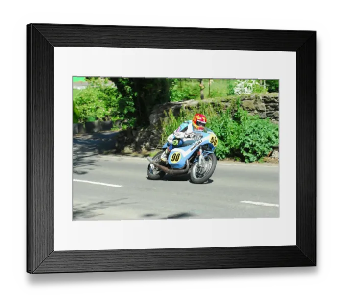 Framed Print : Joe Ackroyd (Suzuki) 2016 Pre TT Classic Framed Print : Joe Ackroyd (Suzuki) 2016 Pre TT Classic