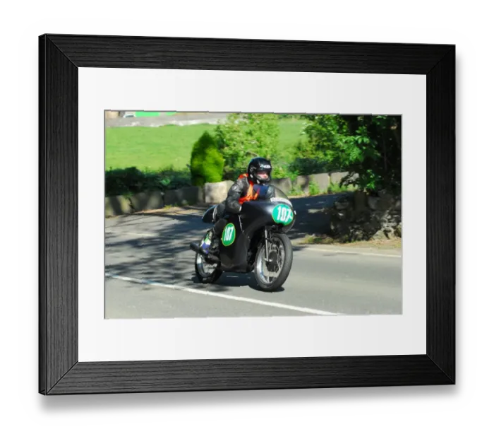 Framed Print : Michael Titchmarsh (Honda) 2016 Pre TT Classic Framed Print : Michael Titchmarsh (Honda) 2016 Pre TT Classic