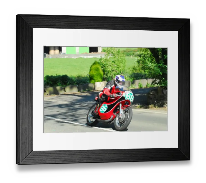 Framed Print : Bill Butler (Suzuki) 2016 Pre TT Classic Framed Print : Bill Butler (Suzuki) 2016 Pre TT Classic
