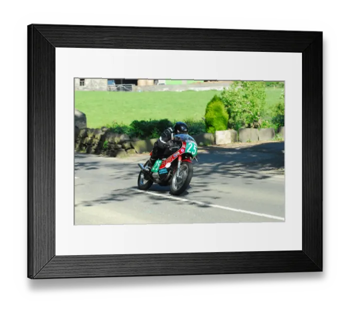 Framed Print : Karl Fox (Suzuki) 2016 Pre TT Classic Framed Print : Karl Fox (Suzuki) 2016 Pre TT Classic