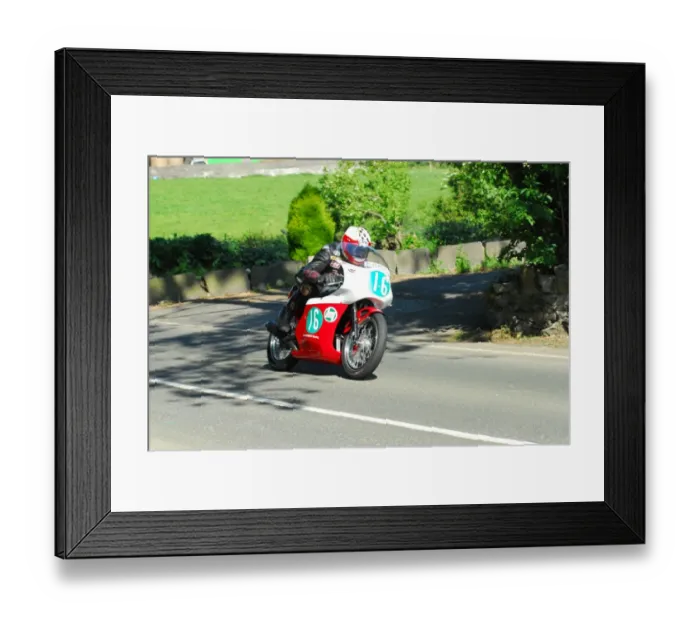 Framed Print : Barry Davidson (Honda) 2016 Pre TT Classic Framed Print : Barry Davidson (Honda) 2016 Pre TT Classic
