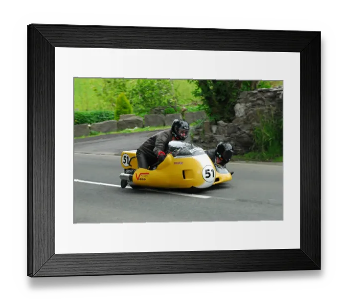 Framed Print : Kobus Bouman & Nicolai Klinker (Weslake NRE) 2015 Pre TT Classic Framed Print : Kobus Bouman & Nicolai Klinker (Weslake NRE) 2015 Pre TT Classic