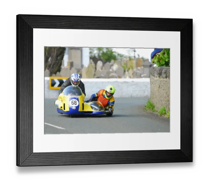 Framed Print : John Potts & Claire Duplock (NRE BMW) 2015 Pre TT Classic Framed Print : John Potts & Claire Duplock (NRE BMW) 2015 Pre TT Classic