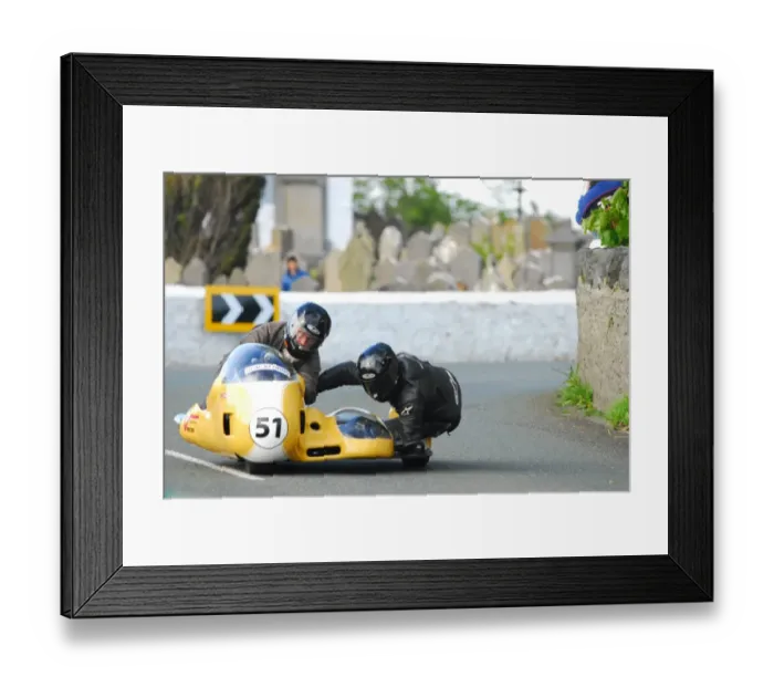Framed Print : Kobus Bouman & Nicolai Klinker (Weslake NRE) 2015 Pre TT Classic Framed Print : Kobus Bouman & Nicolai Klinker (Weslake NRE) 2015 Pre TT Classic