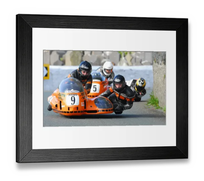Framed Print : Eddy Wright & Kieran Clark (Windle BMW) 2015 Pre TT Classic Framed Print : Eddy Wright & Kieran Clark (Windle BMW) 2015 Pre TT Classic