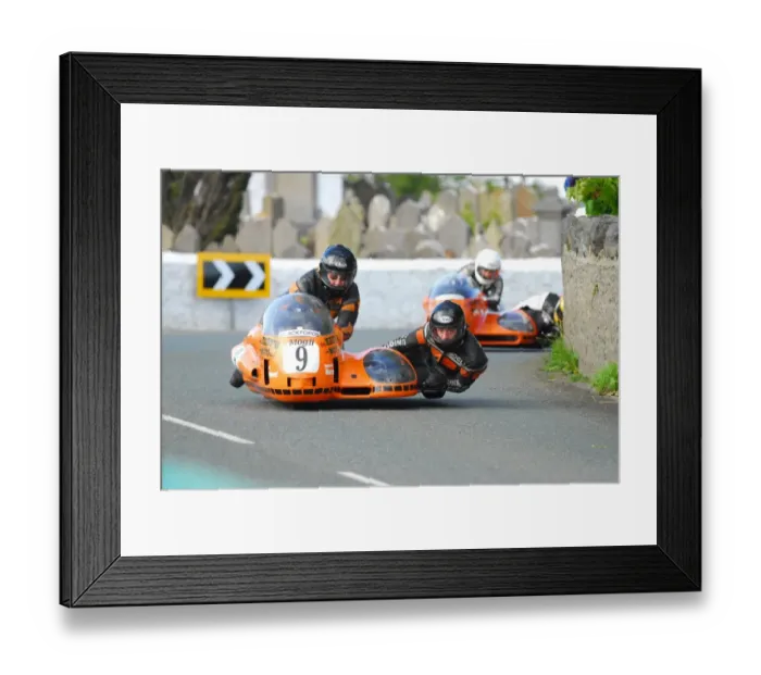 Framed Print : Eddy Wright & Kieran Clark (Windle BMW) 2015 Pre TT Classic Framed Print : Eddy Wright & Kieran Clark (Windle BMW) 2015 Pre TT Classic