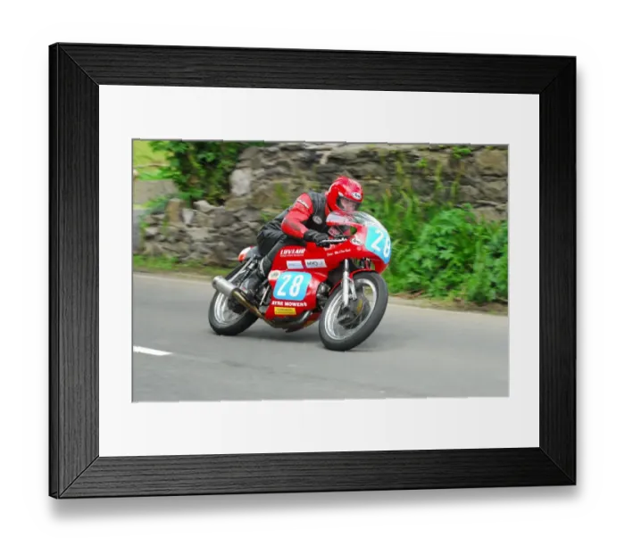 Framed Print : Allan Brew (Aermacchi) 2015 Pre TT Classic Framed Print : Allan Brew (Aermacchi) 2015 Pre TT Classic