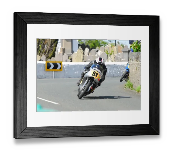 Framed Print : Keith Shannon (Seeley G50) 2015 Pre TT Classic Framed Print : Keith Shannon (Seeley G50) 2015 Pre TT Classic