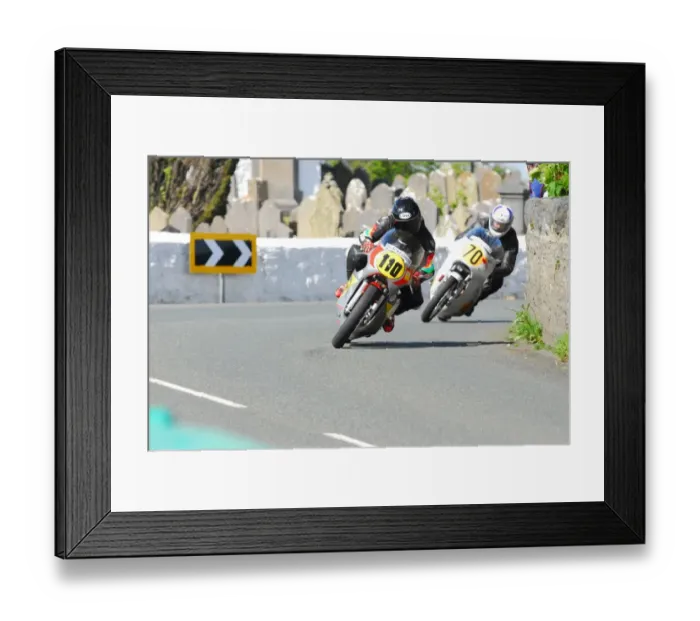 Framed Print : Dean Martin (Honda) 2015 Pre TT Classic