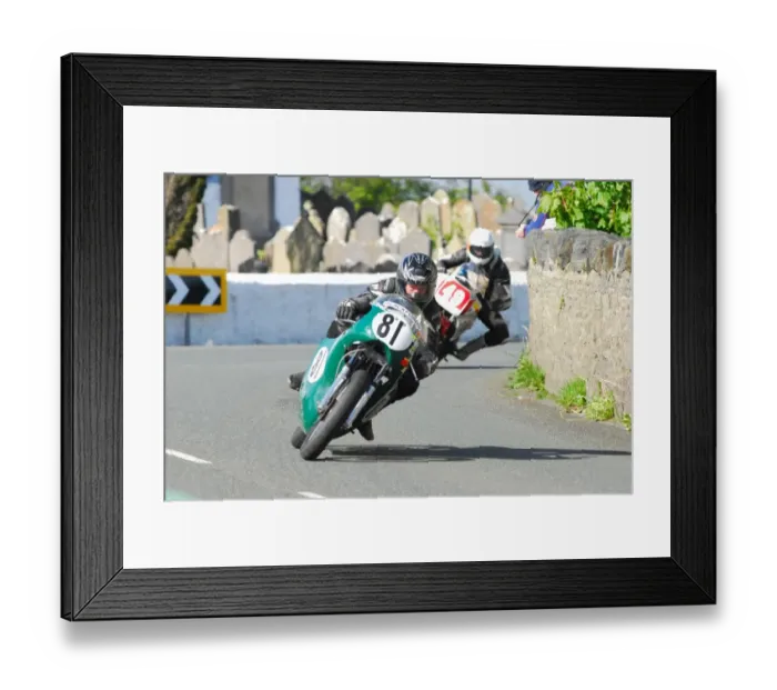 Framed Print : Adam Ward (Norton Weslake) 2015 Pre TT Classic Framed Print : Adam Ward (Norton Weslake) 2015 Pre TT Classic