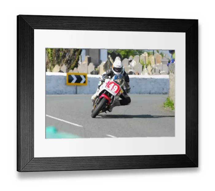 Framed Print : Billy Cummins (Yamaha) 2015 Pre TT Classic Framed Print : Billy Cummins (Yamaha) 2015 Pre TT Classic