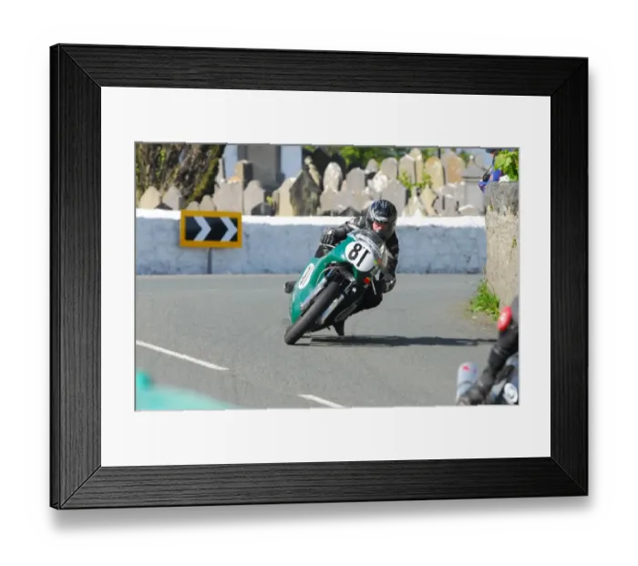 Framed Print : Adam Ward (Norton Weslake) 2015 Pre TT Classic Framed Print : Adam Ward (Norton Weslake) 2015 Pre TT Classic