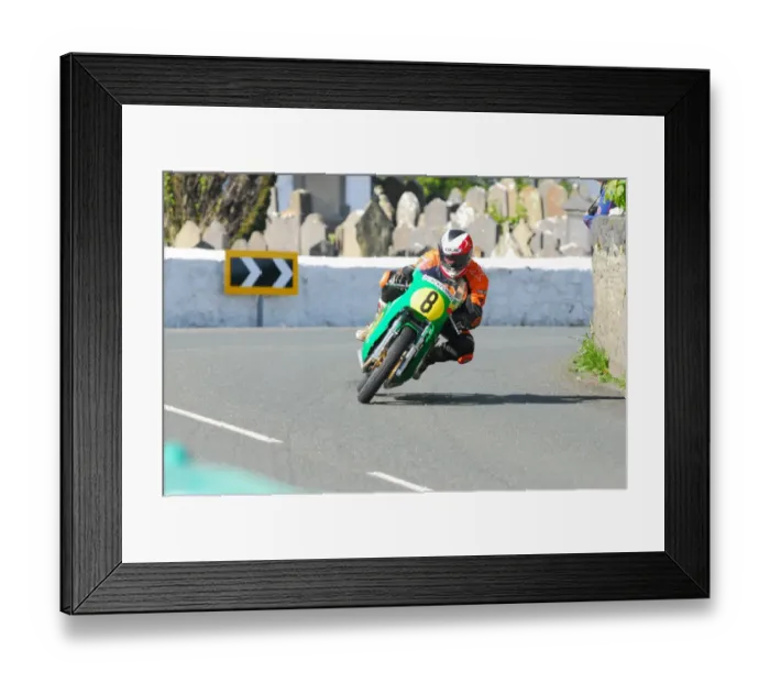 Framed Print : Roy Richardson (Paton) 2015 Pre TT Classic Framed Print : Roy Richardson (Paton) 2015 Pre TT Classic