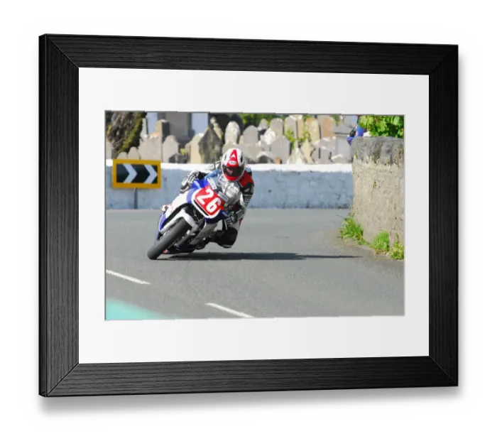 Framed Print : Dennis Booth (Suzuki) 2015 Pre TT Classic Framed Print : Dennis Booth (Suzuki) 2015 Pre TT Classic