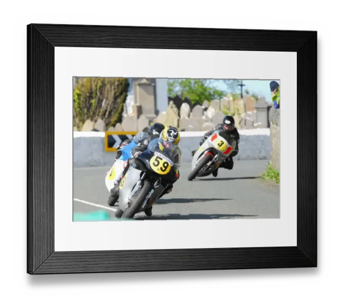 Framed Print : David Hebb (Norton) 2015 Pre TT Classic Framed Print : David Hebb (Norton) 2015 Pre TT Classic