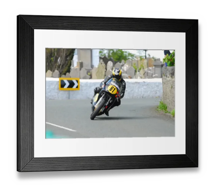 Framed Print : Andy Lee (Norton) 2015 Pre TT Classic Framed Print : Andy Lee (Norton) 2015 Pre TT Classic