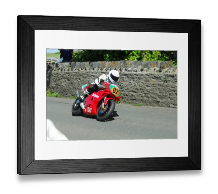 Framed Print : Brian Mateer (Yamaha) 2015 Pre TT Classic Framed Print : Brian Mateer (Yamaha) 2015 Pre TT Classic