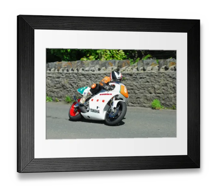 Framed Print : Roy Richardson (Yamaha) 2015 Pre TT Classic Framed Print : Roy Richardson (Yamaha) 2015 Pre TT Classic