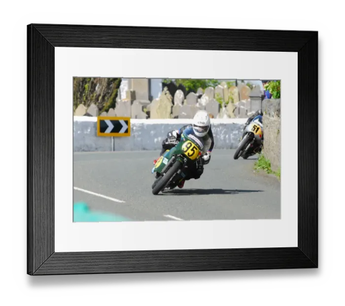 Framed Print : Edward Manley (Matchless) 2015 Pre TT Classic Framed Print : Edward Manley (Matchless) 2015 Pre TT Classic