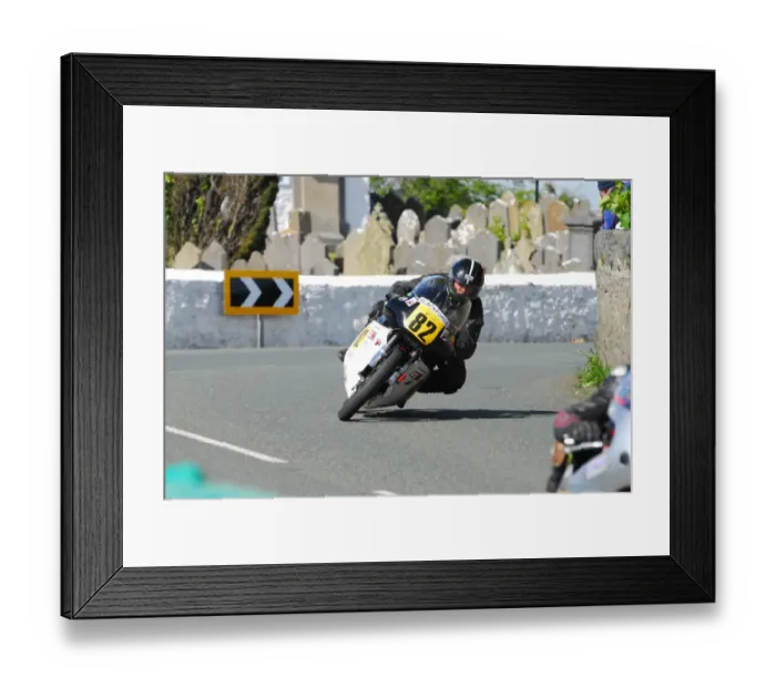 Framed Print : Mark Parrett (Norton) 2015 Pre TT Classic Framed Print : Mark Parrett (Norton) 2015 Pre TT Classic