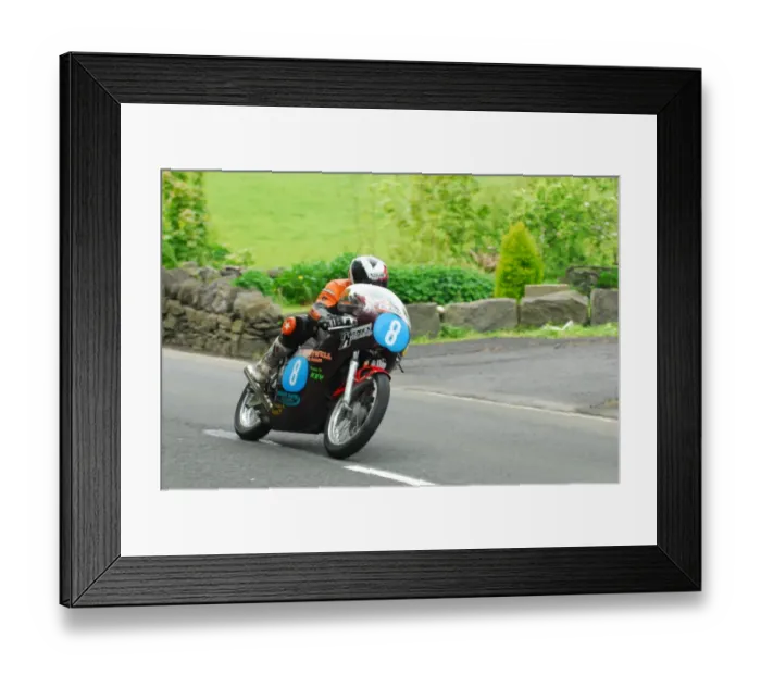 Framed Print : Roy Richardson (Honda) 2015 Pre TT Classic Framed Print : Roy Richardson (Honda) 2015 Pre TT Classic
