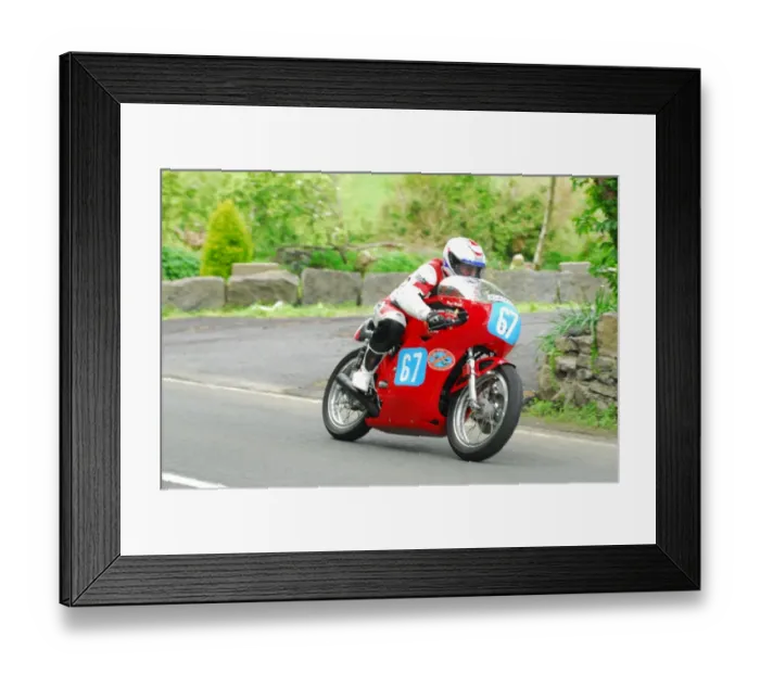 Framed Print : Bernie Wright (Honda) 2015 Pre TT Classic Framed Print : Bernie Wright (Honda) 2015 Pre TT Classic