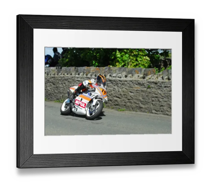 Framed Print : David Hewson (Yamaha) 2015 Pre TT Classic Framed Print : David Hewson (Yamaha) 2015 Pre TT Classic