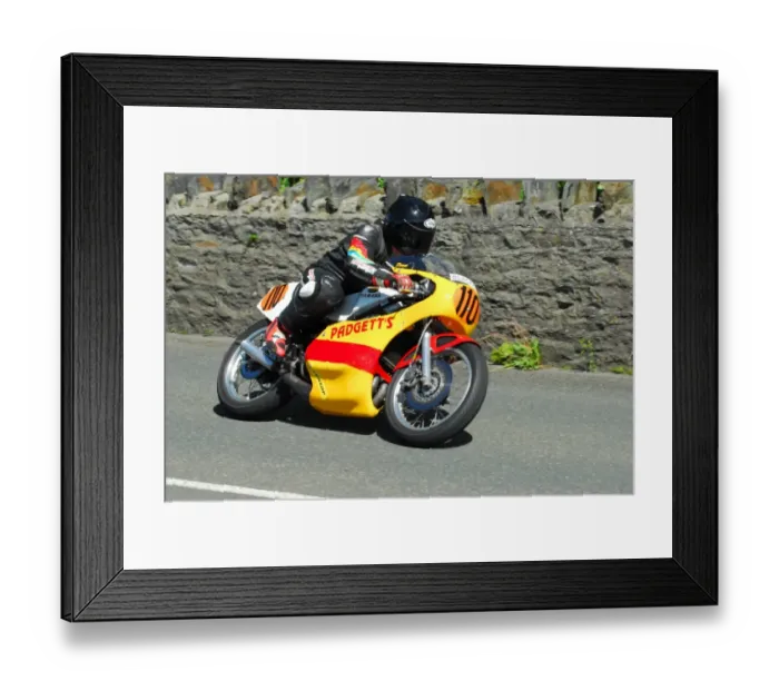 Framed Print : Dean Martin (Yamaha) 2015 Pre TT Classic