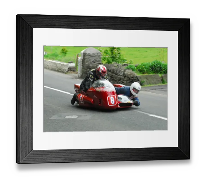 Framed Print : Howard Langham & Geoff Knight (Konig) 2015 Pre TT Classic Framed Print : Howard Langham & Geoff Knight (Konig) 2015 Pre TT Classic