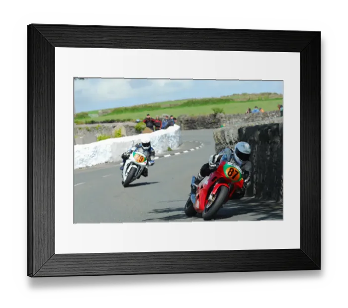 Framed Print : Brian Mateer (Yamaha) 2015 Pre TT Classic Framed Print : Brian Mateer (Yamaha) 2015 Pre TT Classic