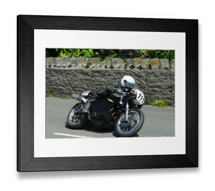 Framed Print : Ep van Pssen (Weslake Triumph) 2015 Pre TT Classic Framed Print : Ep van Pssen (Weslake Triumph) 2015 Pre TT Classic