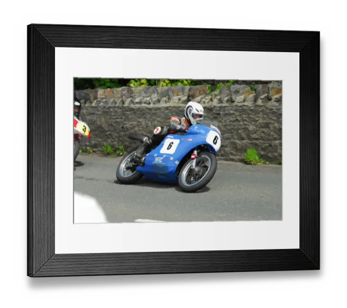 Framed Print : Paul Coward (Nourish Weslake) 2015 Pre TT Classic Framed Print : Paul Coward (Nourish Weslake) 2015 Pre TT Classic