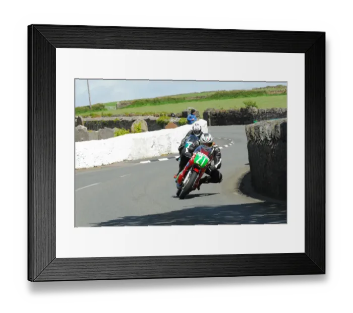 Framed Print : Karl Fox (Suzuki) 2015 Pre TT Classic Framed Print : Karl Fox (Suzuki) 2015 Pre TT Classic