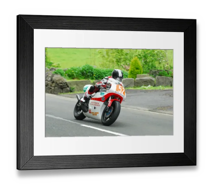 Framed Print : James Cowton (Yamaha) 2015 Pre TT Classic Framed Print : James Cowton (Yamaha) 2015 Pre TT Classic