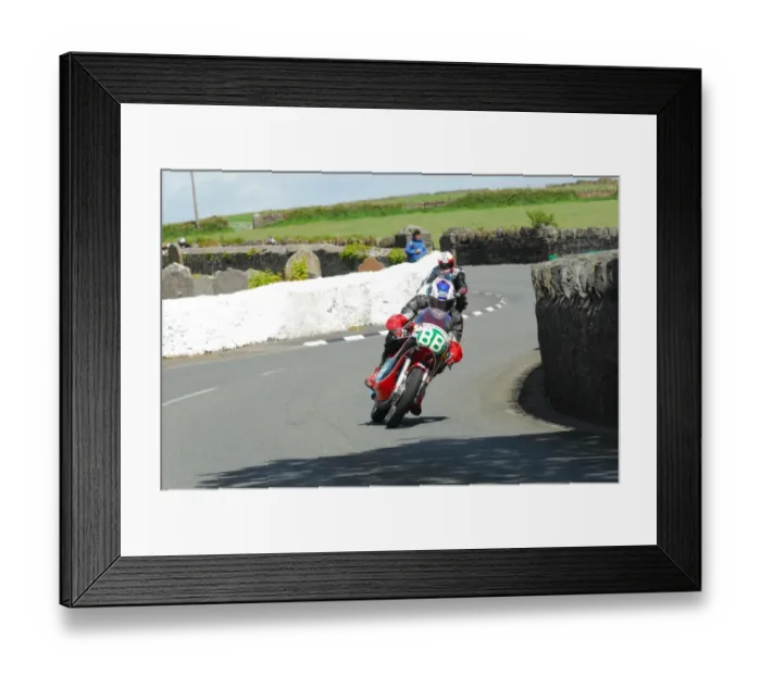 Framed Print : Bill Butler (Suzuki) 2015 Pre TT Classic Framed Print : Bill Butler (Suzuki) 2015 Pre TT Classic