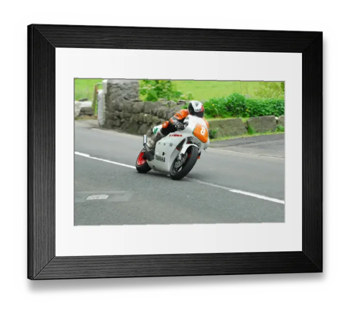 Framed Print : Roy Richardson (Yamaha) 2015 Pre TT Classic Framed Print : Roy Richardson (Yamaha) 2015 Pre TT Classic