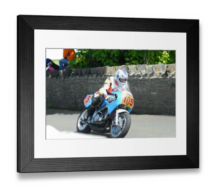 Framed Print : Gordon Morss (Spondon Yamaha) 2015 Pre TT Classic Framed Print : Gordon Morss (Spondon Yamaha) 2015 Pre TT Classic