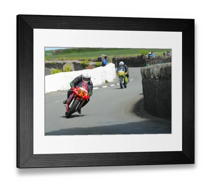Framed Print : Dave Cooper (Yamaha) 2015 Pre TT Classic Framed Print : Dave Cooper (Yamaha) 2015 Pre TT Classic