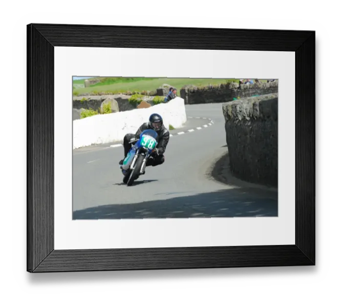 Framed Print : Bob Simmons (Suzuki) 2015 Pre TT Classic Framed Print : Bob Simmons (Suzuki) 2015 Pre TT Classic