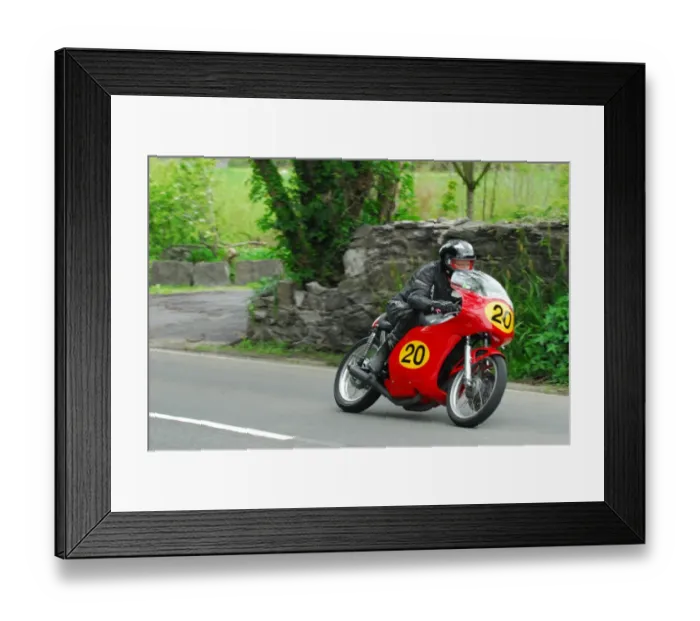 Framed Print : Gary Hutton (Seeley Honda) 2015 Pre TT Classic Framed Print : Gary Hutton (Seeley Honda) 2015 Pre TT Classic