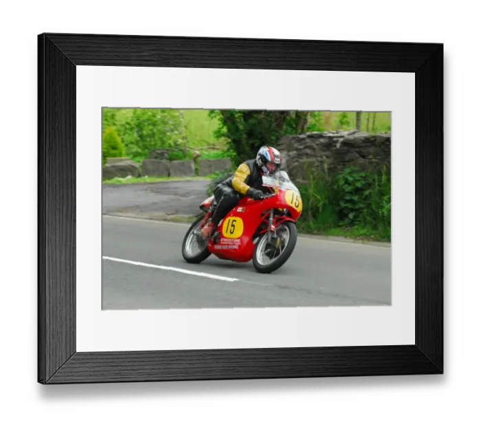 Framed Print : Arthur Browning (Seeley Matchless) 2015 Pre TT Classic Framed Print : Arthur Browning (Seeley Matchless) 2015 Pre TT Classic