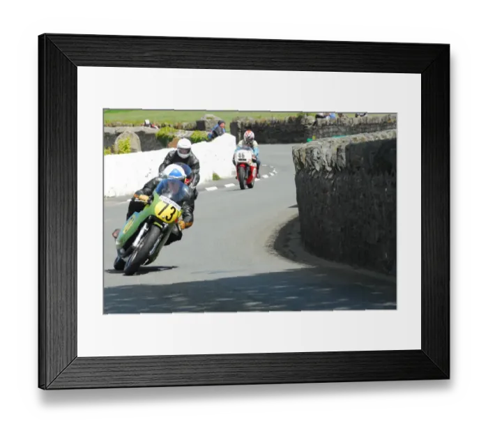 Framed Print : Mick Moreton (Paton) 2015 Pre TT Classic Framed Print : Mick Moreton (Paton) 2015 Pre TT Classic