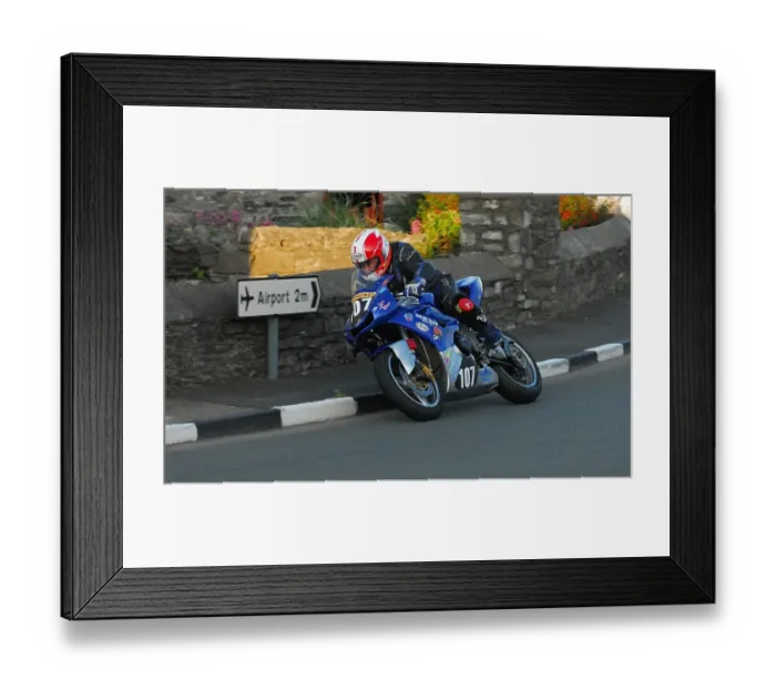 Framed Print : Dave Corlett (Kawasaki) 2015 Southern 100 Framed Print : Dave Corlett (Kawasaki) 2015 Southern 100