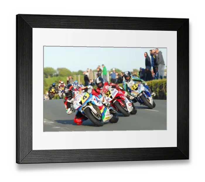 Framed Print : Dan Kneen (Honda) James Cowton (Honda) and Ivan Lintin (Kawasaki) 2015 Southern 100 Framed Print : Dan Kneen (Honda) James Cowton (Honda) and Ivan Lintin (Kawasaki) 2015 Southern 100