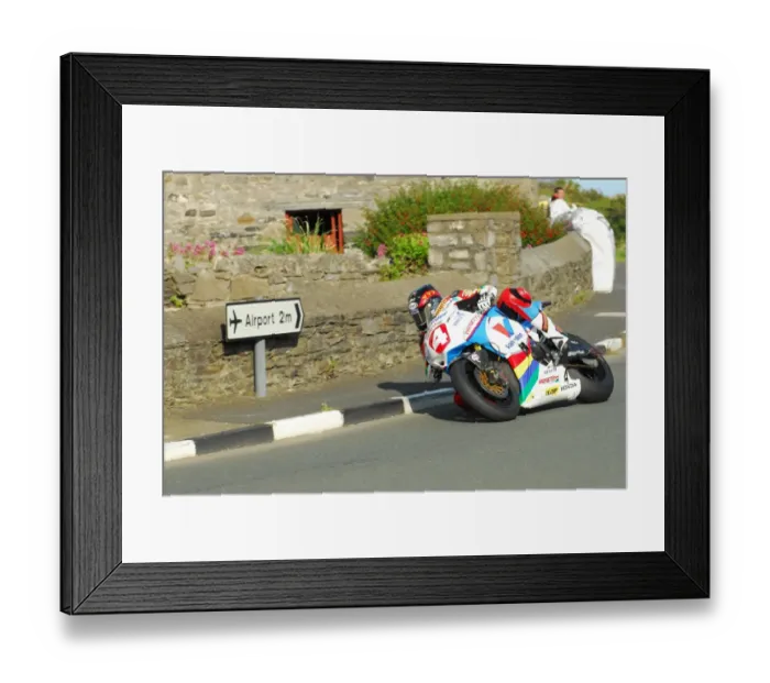 Framed Print : Dan Kneen (Honda) 2015 Southern 100 Framed Print : Dan Kneen (Honda) 2015 Southern 100