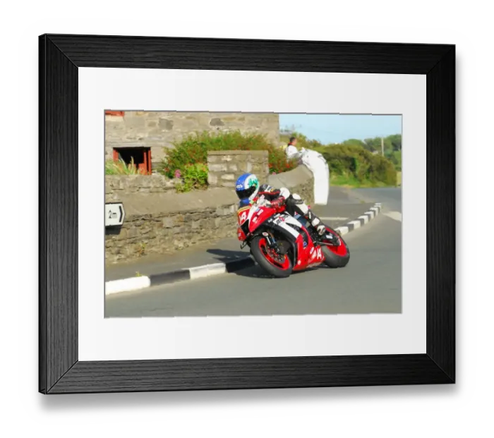 Framed Print : Si Fulton (Kawasaki) 2015 Southern 100 Framed Print : Si Fulton (Kawasaki) 2015 Southern 100